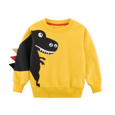 Childrens Clothing 2019 Spring New Kids Boy Girl Clothes Cartoon Dinosaur Princess Patchwork Sweatshirt Clothes 2-7T