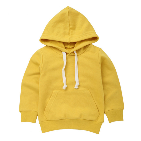 2018 New Arrival Baby Boys Girls Sweatshirts Long Sleeves Sweater Toddler Children Hooded Tops Autumn Winter Blouse Coat#IS