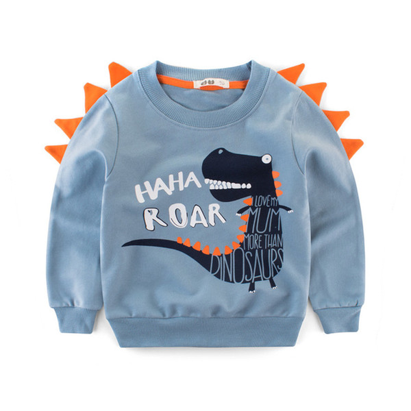 2019 spring Autumn Children Hoodies clothing Baby Boy Cotton Sweatshirt Infant dinosaur Outfits Tops Children Winter Coat clothes
