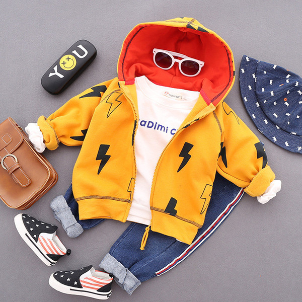 2018 Brand Autumn Winter Children Boys Girls Unisex Fleece Jackets Kids Soft Fur Outerwear Hooded Coat Sweatshirt For Enfant