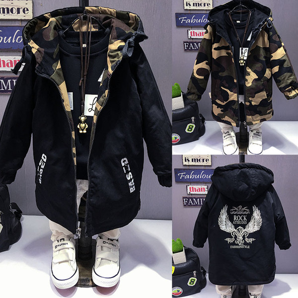 Boys spring jacket 3-15T children long sleeve hooded active windbreaker teenage clothes big boys cool sport coat boys outwear