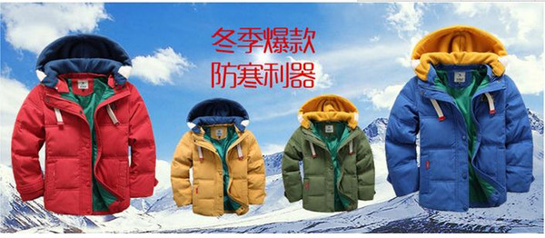 Baby Boys Jacket Autumn Winter Jacket For Boys Children Jacket Kids Hooded Warm Outerwear Coat For Boy Clothes 2 3 4 5 Year