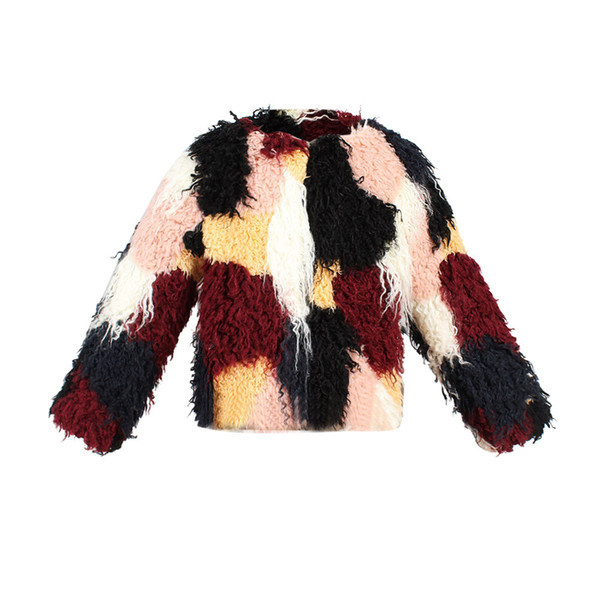 winter down jacket for women Children's coat Kids Faux Fur jackets coats thick warm outwear clothes fashion children's cardigan
