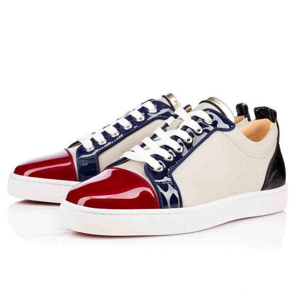 with box wholesale spike shoes luxury Men\'s Sneaker Suede Spikes Red Bottom Designer shoes Flats shoes Men & Women Party Designer Sneakers