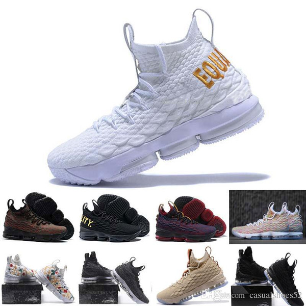 2019 Colors Available New Arrival What the Lebron 15 16Ice Fire Basketball Shoes for High quality james 15s Airs Cushion Shoes Size 40-46