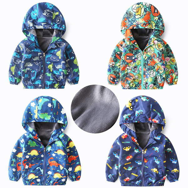 Baby Kids Winter Coat Hooded Pockets Outdoor Jackets Winter Coat Kids Designer Clothes Boys Child Keep Warm Thicken Outwear 07