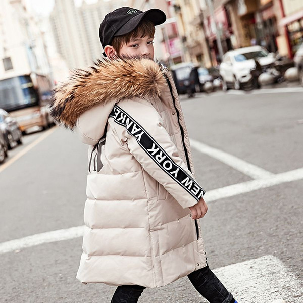 hot sale 2019 Children's Outerwear Boy Winter Warm Hoodie thick Coat Children coat Down Jacket Kid Jackets clothes