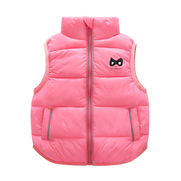 good qulaity Baby Girl Clothes Toddle Cotton Vest Clothes Bebe Girls top Winter Toddler& Infant Girls Coat Kids Vest Outerwear