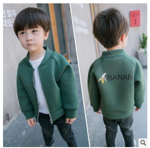 new autumn baby boys and girls 100% cotton coat jacket zipper shirt brand children's clothing