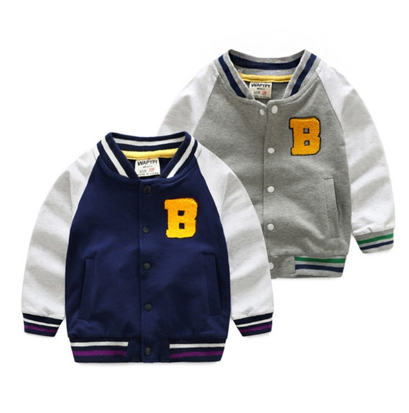 Kids Boy Long Sleeve Zip-Up Sweater shirts Kids Stripe Coat Clothes Fall Outfits Jackets Hoodies Drop Shipping