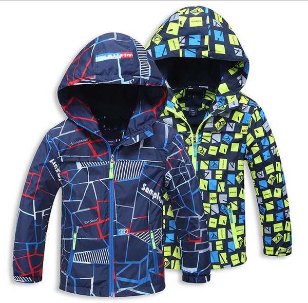 2018 New Spring Autumn Children Outerwear Jackets Sport Fashion Kids Coats Double-deck Waterproof Windproof Boys Jackets