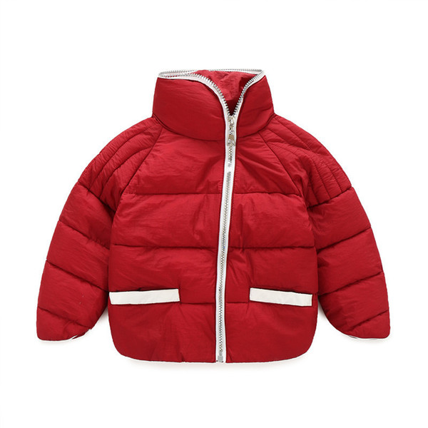 Brand Tops Clothes 2016 Winter Boys Girls Down Cotton-Padded Coat Casual Clothing Children Kids Infant Warm Outdoot 1-7T Years