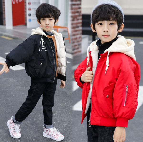 Children's clothing boy new Korean version of the winter children's cotton jacket cotton jacket big boy boy cotton coat