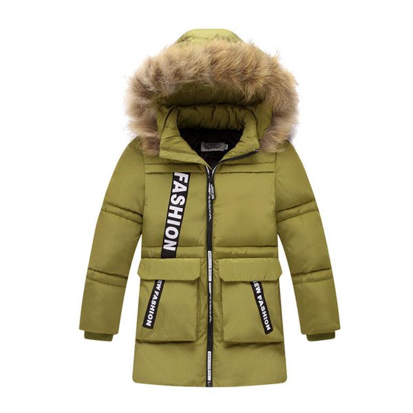 Winter Jacket For Boy Snow Wear Children's Winter Jackets Down Padded Children Clothing Boys Warm Coat Thickening Outerwear