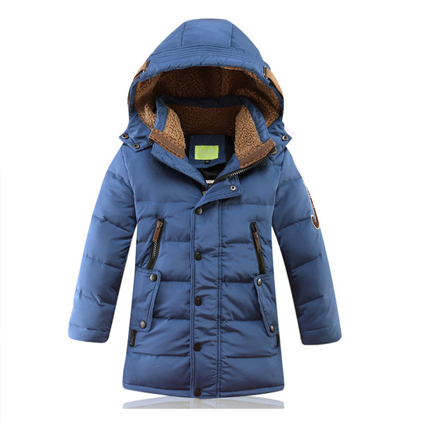 -30 Degree Children's Winter Jackets Duck Down Padded Children Clothing Big Boys Warm Winter Down Coat Thickening Outerwear