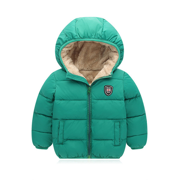 good qulaity kids winter jacket thick velvet girls boys coat warm children jackets cotton infant clothing padded jacket kid clothes
