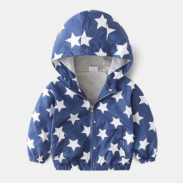 Child clothes Spring autumn new Baby Clothes Jacket Clothes Toddler Baby Boys Outerwear Cartoon Hooded Coats Jackets Tops