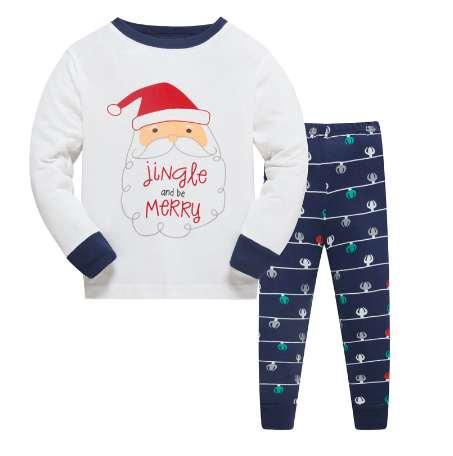 LUCKYGOOBO Kids Pajama Set Boys Bear pattern Sleepwear Girls 100% cotton Pajamas Set Children Cartoon pyjama Baby Clothing Set