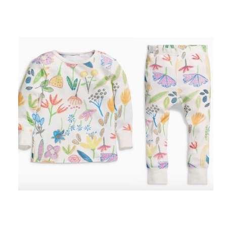 new baby girl boy cotton garment kids cartoon sleepwear long sleeve pajamas
