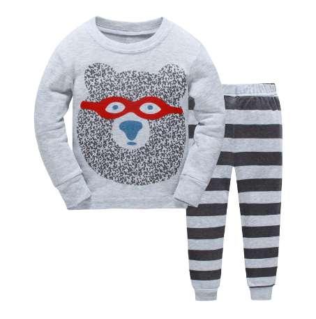 New Kids Pajamas set Boys animal picture Pyjamas girls cotton cute sleepwear Sets Children nightwear Family pajamas for kids