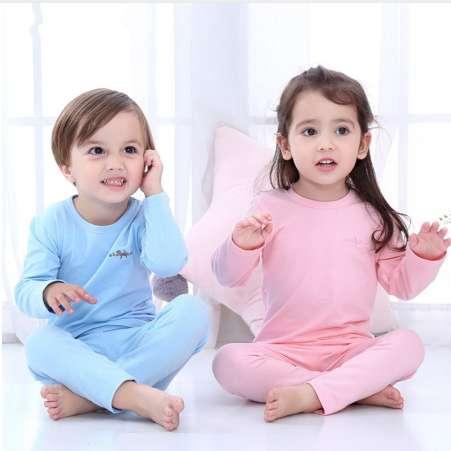New 100% combed cotton kids pajamas ser girls Comfortable pyjama boys sleepwear high quality pajamas children clothing set