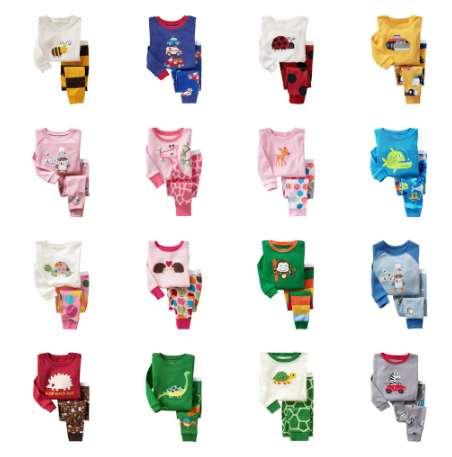 TINOLULING 21 design kids pajamas children sleepwear baby pajamas sets boys girls animal pyjamas pijamas cotton nightwear