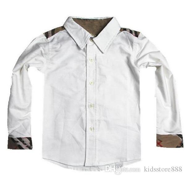 New Spring Autumn Kids Boys Shirts Long Sleeved Classic t Shirt Baby Boy Blouse Children Clothing Kids Tops Tee Free shipping