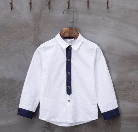 2019 In the fall fashion children The boy tie style Long sleeve T-shirt QRP111
