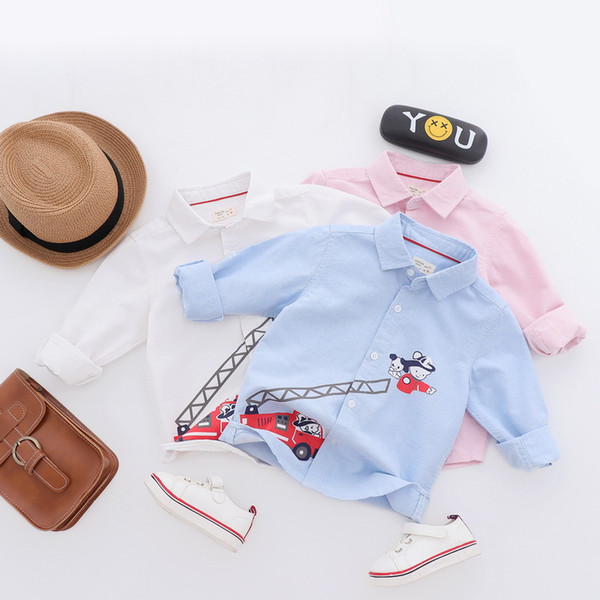 Free Shipping X86135B Kids Clothes Children Boys Top Blouses Shirts Hot Sales Shirt for boy Kids