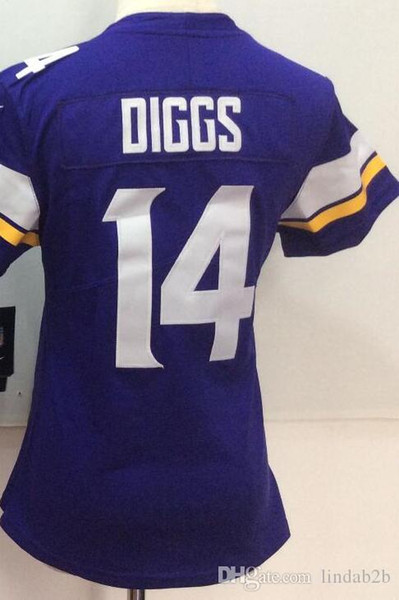 WomMen Minnesota 8 14 19 22 33 Jersey Girls MIN Shirts Embroidery and 100% stitched 2020 Vapor Limited American Football Jerseys 02
