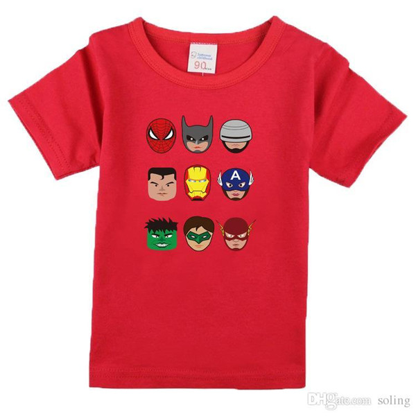 NW021-002 New boys girls Summer T-shirt,children Cartoon t shirt kids cotton clothes legends League