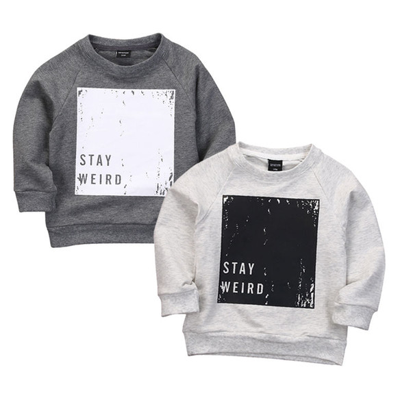 Baby Boys Long Sleeve Pullover Toddlers Sweatshirt Infant Kids Boys Clothes Autumn Patterned Design