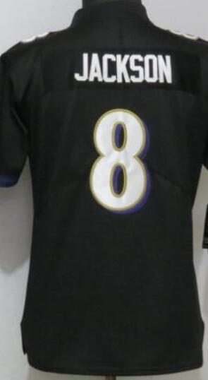 WomMen Baltimore 8 9 Jersey Girls BAL Shirts Embroidery and 100% stitched 2020 Vapor Limited American Football Jerseys