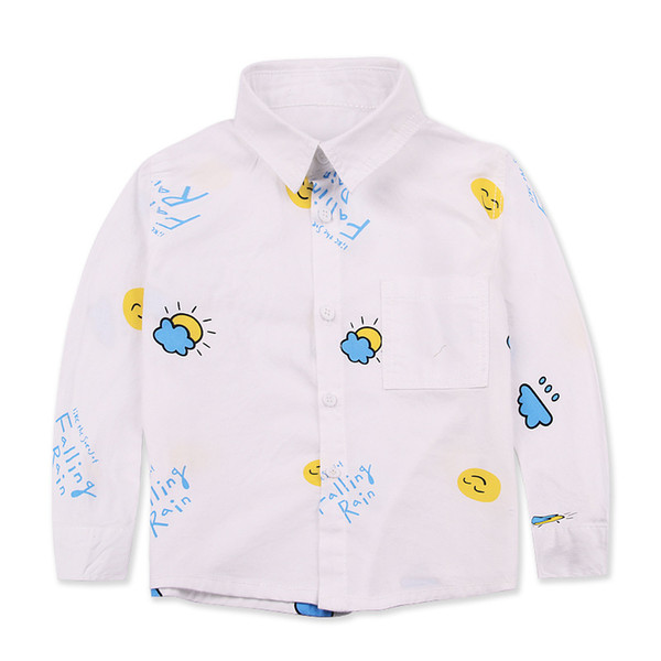 Shirt for Boy 2018 New Spring Autumn Children's Clothing Long Sleeves Blouse Boys Shirts Kids Clothes 2-7Y Shirt for Boys