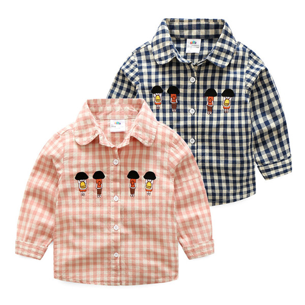 Baby plaid shirt spring new boys' children's long-sleeved shirt top (Baby & Kids Clothing)
