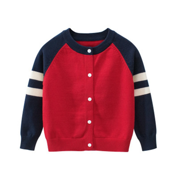 Classic Style Children Fashion Brand Cardigan Boy's Hot Sale Sweaters High Quality Autumn Winter Kids Clothing