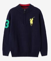 2019 Fashion Brand kids Sweater baby clothes High Quality Spring/autumn School Boys Children POLO outerwear Sweaters