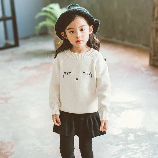 New 2018 Baby Sweaters Kids Cotton Sweaters Children Knit Tops Toddler Eyelash Pattern Sweaters,2621