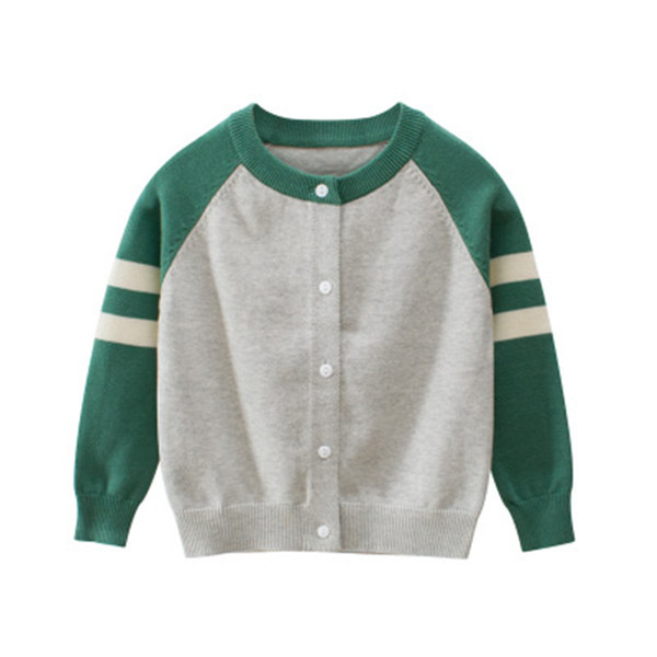 School Style Children Fashion Brand Cardigan Boy's Hot Sale Sweaters High Quality Autumn Winter Kids Clothing