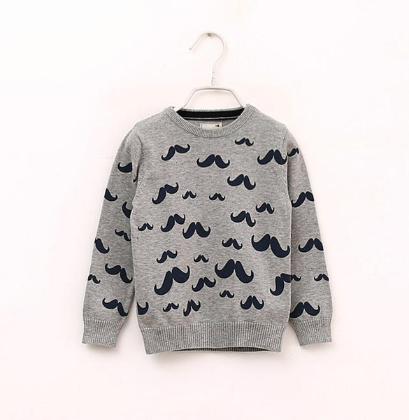 Z Brand Baby Boys sweater clown Knit pullovers beard Brand long sleeve sweater jumper spring autumn Children's clothes