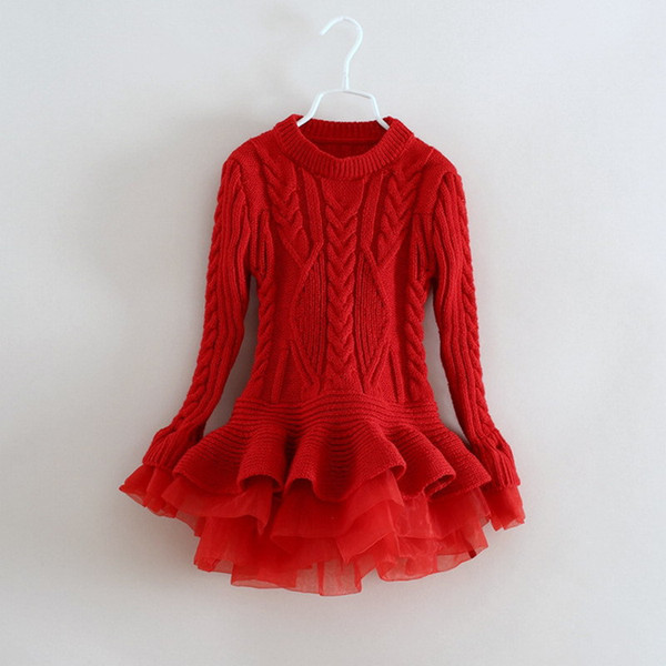 New Kids Sweater Spring Shop Children Clothing Autumn and Winter Girls Sweater Knitted Sweaters Kids Girl Princess Outfits