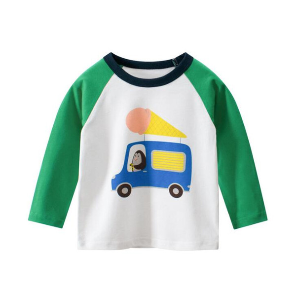Kids autumn children's clothing boy cotton bottoming shirt children's Korean long-sleeved T-shirt baby clothes round neck sweater
