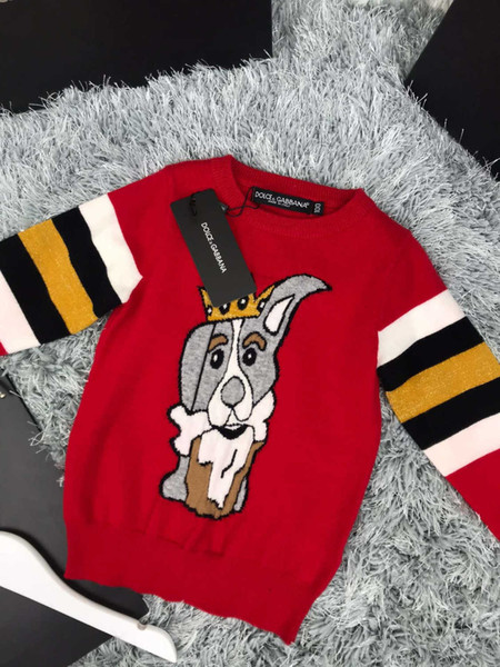 2020 New kids clothes boys fashion Boy Pullover High Quality free shipping Classic Warm @191125-a146
