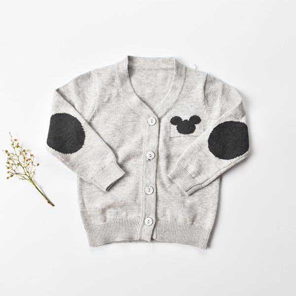 9M-24M Baby boys sweaters 2017 kids sweater for children O-NECK Baby clothes knit sweater cotton toddler Cardigans infantil