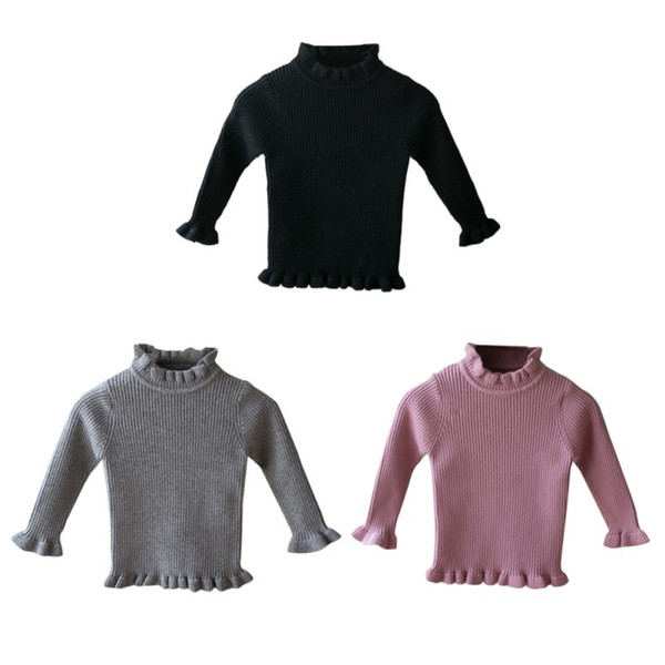 Plus Velvet Sweater Baby Kid Girl Winter Long Sleeve Warm Autumn Baby Girls Sweater Kids Clothing Girls Top