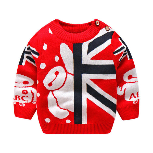 good quality autumn winter baby boys sweater infant boys cartoon pullover clothes kids boys knitted tops casual outerwear clothing