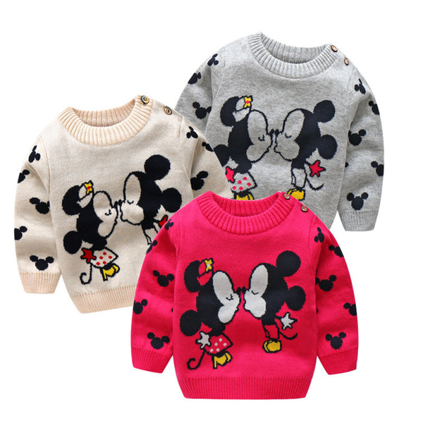 good quality girls baby spring autumn sweater children cotton casual clothes girls leng sleeve cartoon sweater pullover colthing