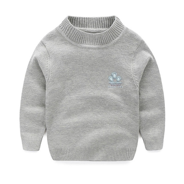 High Quality New Baby Boy Girl Clothes Kids Autumn Winter Knitted Pullovers Turtleneck Sweaters Warm Outerwear 1-5T 5 Color