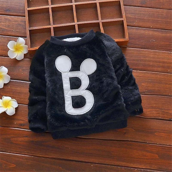 good quality children sweater winter warm clothes kids sweatershirt pullover velvet outwear for child cartoon bebe boys outerwear