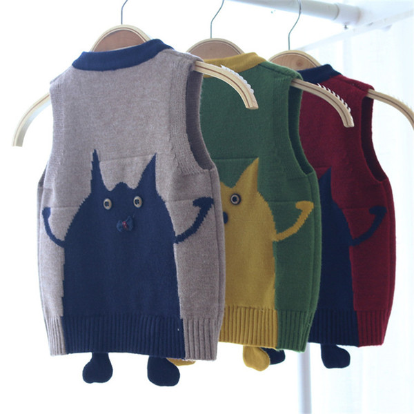 Autumn& winter new cartoon children's sweater 2018 Boys Sweaters New Knitted Baby boys Sweater Kids Clothing F59